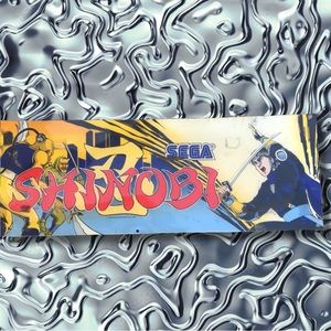 Sega Shinobi Arcade Video Game Marquee Sign Header Wall Art Decor
